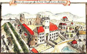 Das Heutige Schlos in Franckistein - Obecny zamek, widok oglny